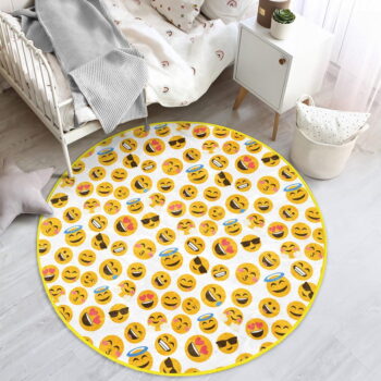 Žltý detský koberec ø 100 cm Comfort – Mila Home - Image 2