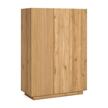 Skrinka v dekore duba v prírodnej farbe 90x126 cm Rayana – Marckeric - Image 4