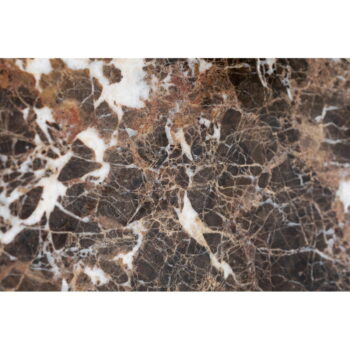 Hnedý mramorový okrúhly konferenčný stolík 90x90 cm Brooksville - Rowico - Image 8