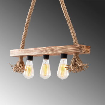 Závesné svietidlo v prírodnej farbe Erebos – Opviq lights - Image 5