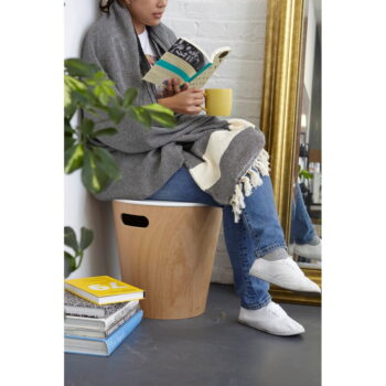 Okrúhly odkladací stolík ø 40 cm Woodrow - Umbra - Image 3