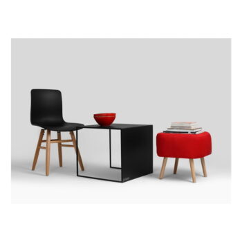Čierny kovový konferenčný stolík 50x50 cm 2Wall – CustomForm – Obrázok 2