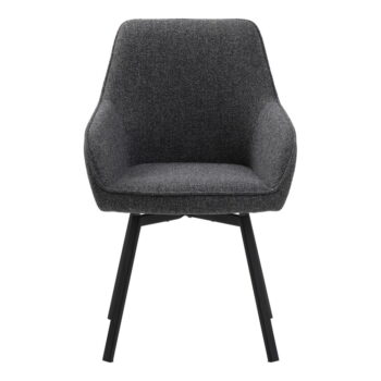 Sivá jedálenská stolička Alma – Unique Furniture – Obrázok 2