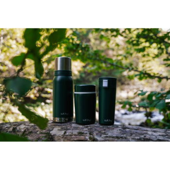 Zelený cestovný termohrnček Vialli Design Fuori, 400 ml - Image 10