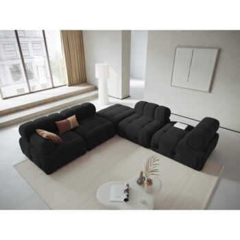 Čierny modul pohovky Ferento – Cosmopolitan Design - Image 2