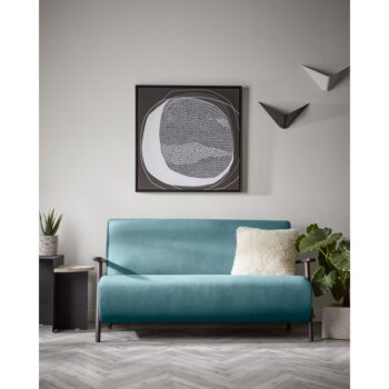 Čierne kovové nástenné svietidlo Ginebra - Kave Home - Image 4