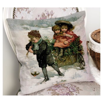 Obliečka na vankúš s vianočným motívom 43x43 cm – Mila Home - Image 3