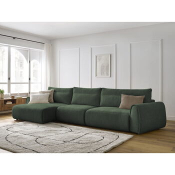 Tmavozelená rohová pohovka Aden – Bobochic Paris - Image 11