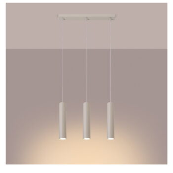 Krémové závesné svietidlo Castro – Nice Lamps - Image 2