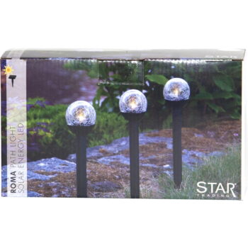 Súprava 3 vonkajších solárnych LED svietidiel Star Trading Roma, výška 23 cm - Image 6