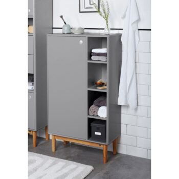 Sivá vysoká/závesná kúpeľňová skrinka 66x100 cm Color Bath – Tom Tailor – Obrázok 5