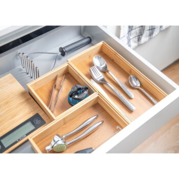 Bambusové organizéry do zásuvky v súprave 3 ks Copco - Kitchen Craft - Image 11