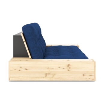 Modrá menčestrová rozkladacia pohovka 244 cm Base – Karup Design - Image 2