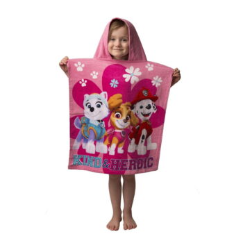 Ružové froté detské pončo Paw Patrol – Jerry Fabrics - Image 2