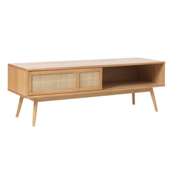 TV stolík v dekore duba v prírodnej farbe 150x50 cm Barrali – Unique Furniture – Obrázok 3