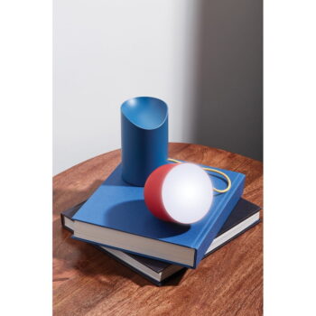 Červeno-modrá LED stolná lampa (výška 14 cm) Orbe – Lexon – Obrázok 6