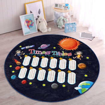 Čierny detský koberec ø 100 cm Comfort – Mila Home - Image 3
