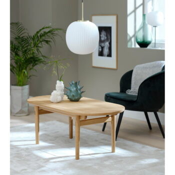 Konferenčný stolík v dekore duba v prírodnej farbe 70x130 cm Carno – Unique Furniture - Image 4