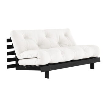 Krémovobiela rozkladacia pohovka 160 cm Roots Black Night – Karup Design - Image 2