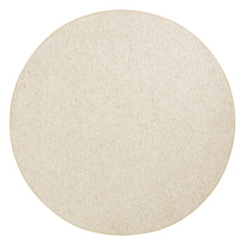 Krémový okrúhly koberec ø 133 cm Wolly – BT Carpet - Image 4