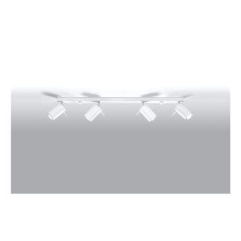 Biele stropné svietidlo Nice Lamps Etna 4L – Obrázok 3