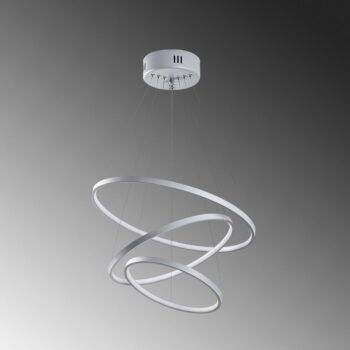 Sivé LED závesné svietidlo ø 50 cm Simit – Opviq lights – Obrázok 4