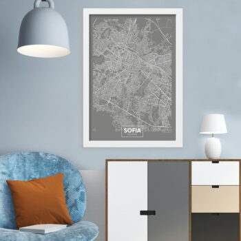 Plagát v ráme 40x55 cm Sofia – Wallity - Image 2