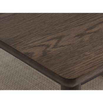 Hnedý konferenčný stolík s doskou v dubovom dekore 60x120 cm Barrali – Unique Furniture - Image 3