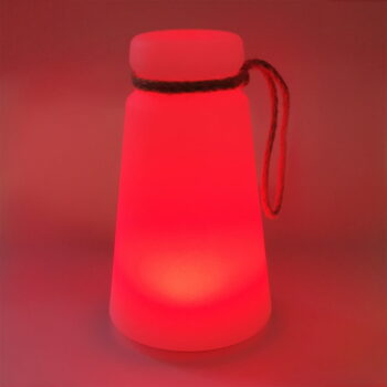 Bielo-hnedá LED stolová lampa (výška 20 cm) Bruno – Fischer & Honsel – Obrázok 5