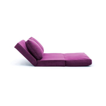 Fialová rozkladacia pohovka 120 cm Taida – Balcab Home – Obrázok 4