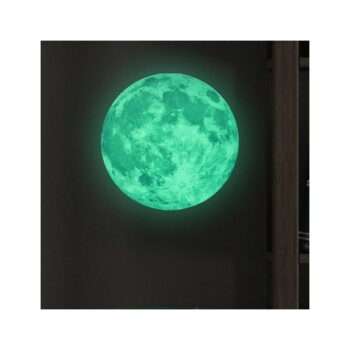 Nástenná svietiaca detská samolepka Ambiance Real Moon, ⌀ 30 cm - Image 2