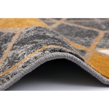 Koberec v okrovožltej a sivej farbe 133x190 cm Soft – FD - Image 3