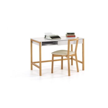 Pracovný stôl s bielou doskou Woodman NorthGate – Obrázok 5