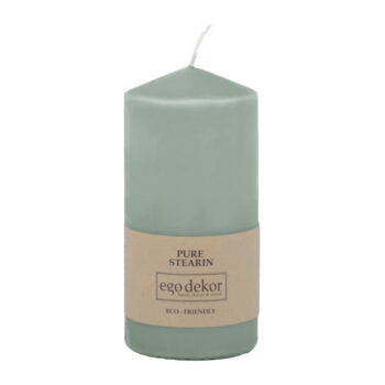 Tyrkysovomodrá sviečka Eco candles by Ego dekor Top, doba horenia 30 h