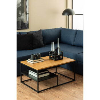 Konferenčný stolík s doskou v dubovom dekore v prírodnej farbe 60x90 cm Gila – Actona - Image 2