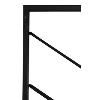 Čierny nástenný kovový regál na víno počet fliaš 8 36x160x6 cm Malbeo – Light & Living - Image 5