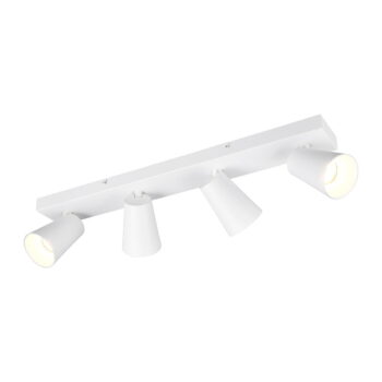 Biele bodové svietidlo ø 8 cm Sharp – Trio - Image 4