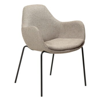 Béžové kreslo z textílie buklé Zimmer – DAN-FORM Denmark - Image 3