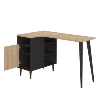 Pracovný stôl s doskou v dubovom dekore 67x120 cm Nook – TemaHome - Image 6