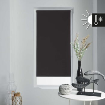 Čierna textilná roleta 60x90 cm Occult – douceur d'intérieur - Image 3