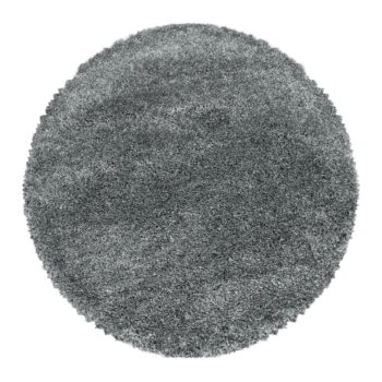 Sivý okrúhly koberec ø 200 cm Fluffy – Ayyildiz Carpets