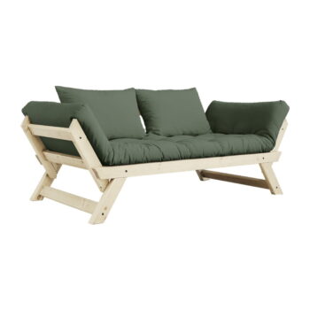 Rozkladacia pohovka so zeleným poťahom Karup Design Bebop Natural/Olive Green - Image 11