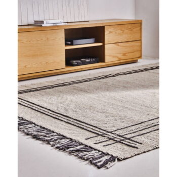 TV stolík v dekore duba v prírodnej farbe 150x44 cm Abilen - Kave Home - Image 5