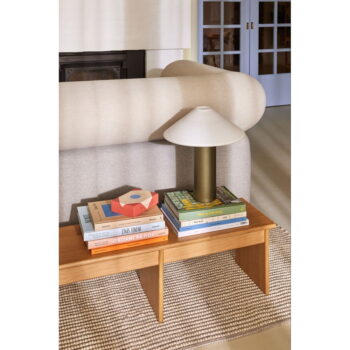 TV stolík v dekore duba v prírodnej farbe 99x30 cm Doppio – Hübsch – Obrázok 3