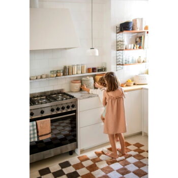 Svetlomodrý látkový detský kôš na hračky ø 20x26 cm Cookie Jar – Lorena Canals - Image 4