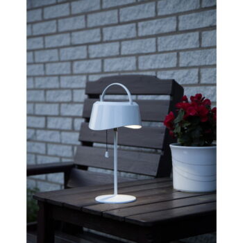 Biela vonkajšia solárna LED lampa Star Trading Cervia, výška 36 cm – Obrázok 11