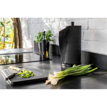 Čierny kovový držiak na kuchynské rolky Wenko Black Outdoor Kitchen Clayton – Obrázok 5
