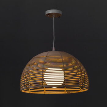 Ratanové stropné svietidlo v prírodnej farbe s ratanovým tienidlom ø 38 cm Natural Way – Casa Selección - Image 2