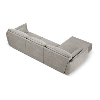 Svetlosivá rohová pohovka (ľavý roh) Vanda - Mazzini Sofas - Image 3