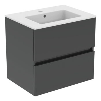 Sivá závesná skrinka pod umývadlo 60x55 cm Eurovit+ – Ideal Standard - Image 2
